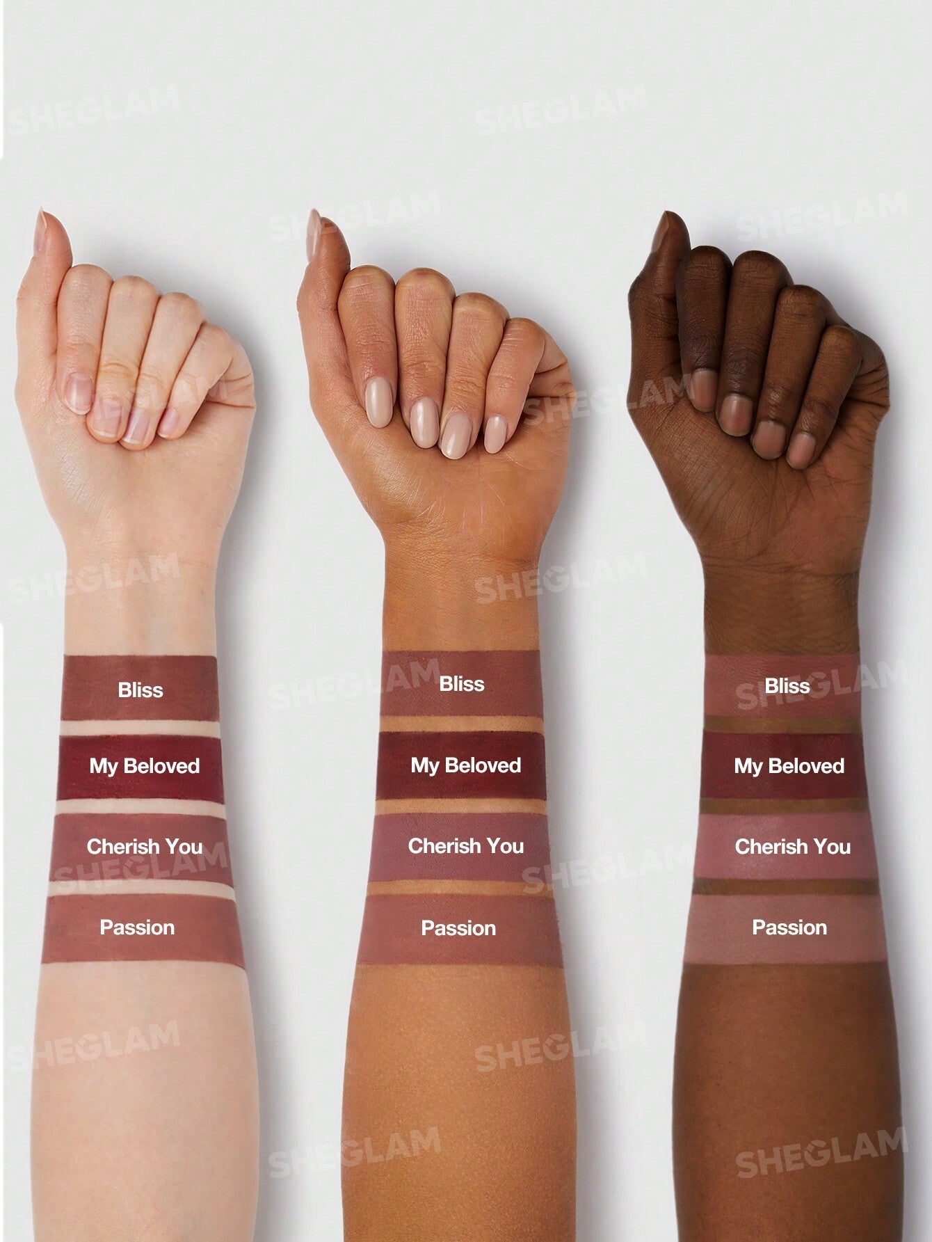 SHEGLAM Lápiz labial mate de larga duración versión Ember Rose