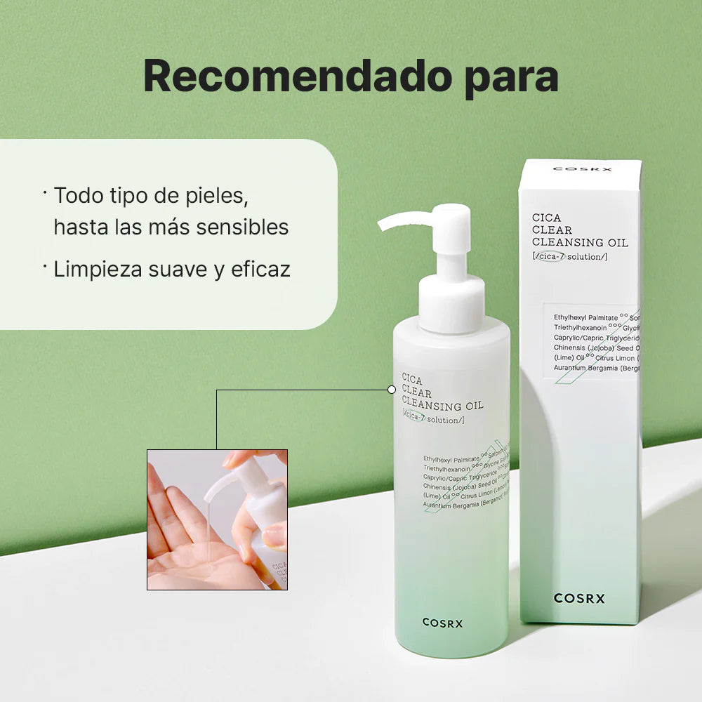 COSRX Aceite Limpiador - Cica Clear Cleansing Oil