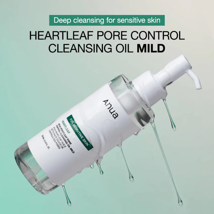 Anua Aceite Limpiador - Heartleaf Pore Cleansing Oil Mild