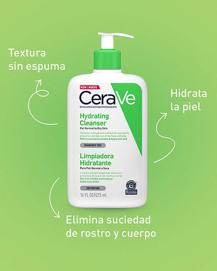 CeraVe Limpiador facial hidratante