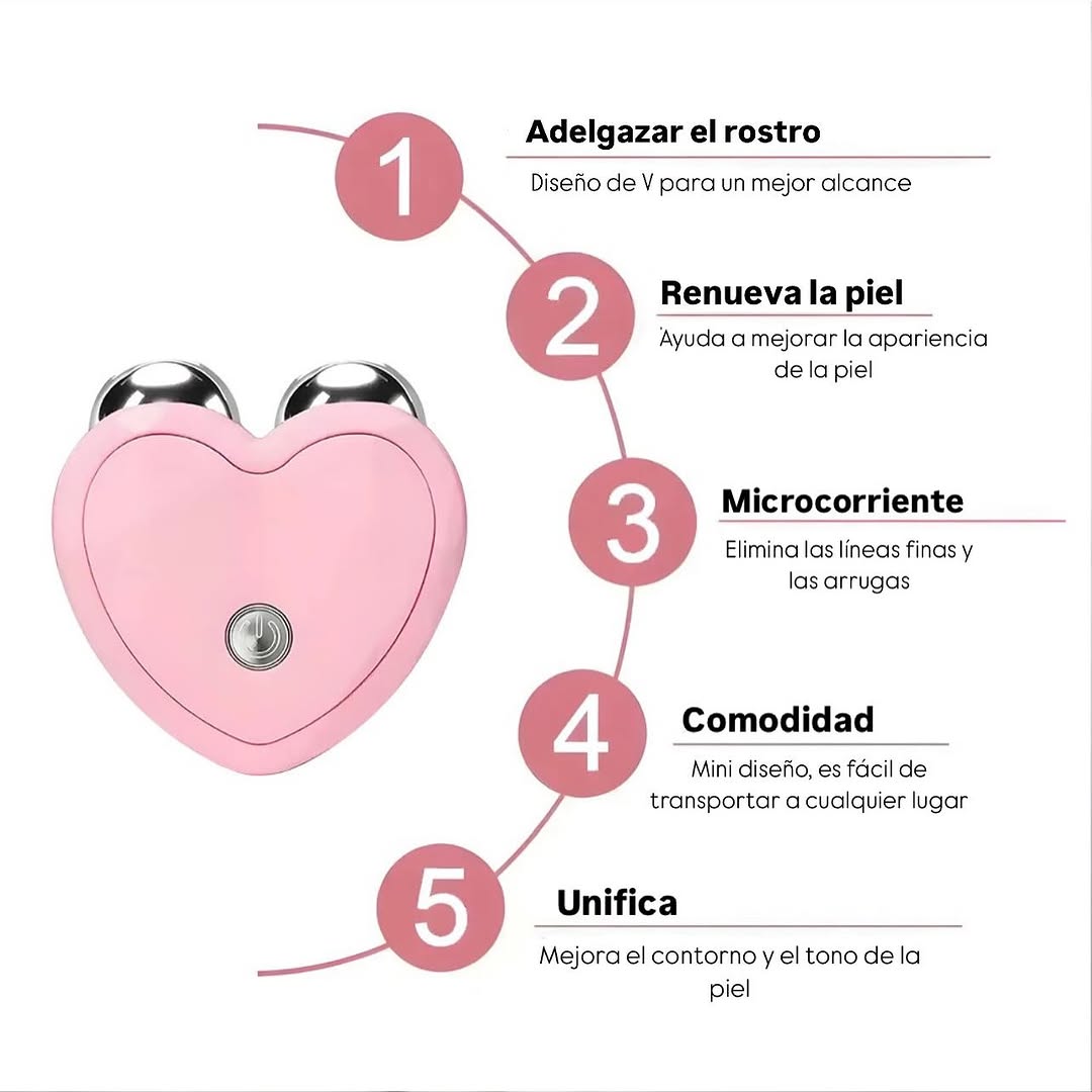 Masajeador Facial de Microcorriente