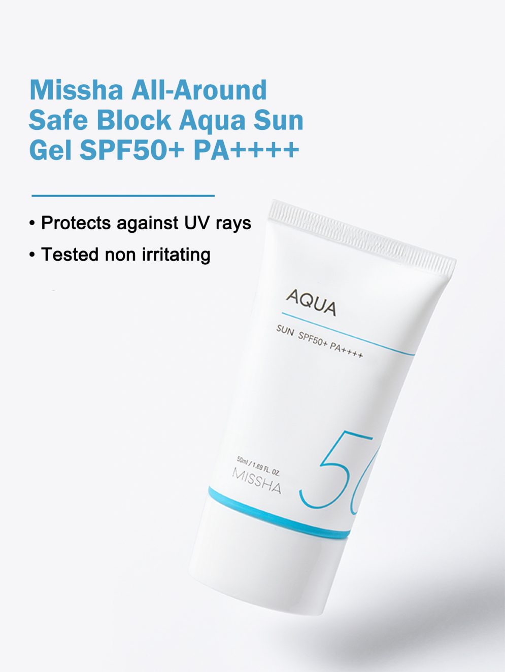MISSHA Aqua Protector solar con FPS 50+ PA++++