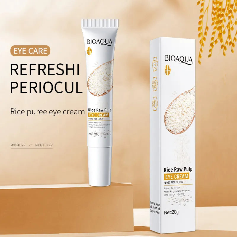 BIOAQUA Contorno de ojos Arroz Blanco