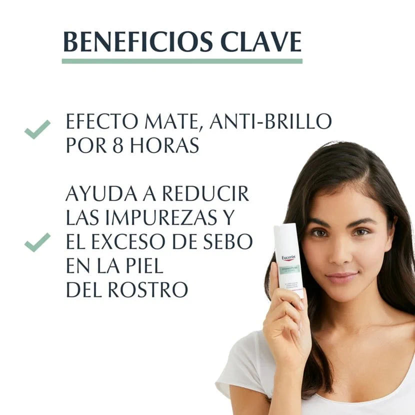 EUCERIN Fluido Facial Matificante DermoPurifyer Oil Control