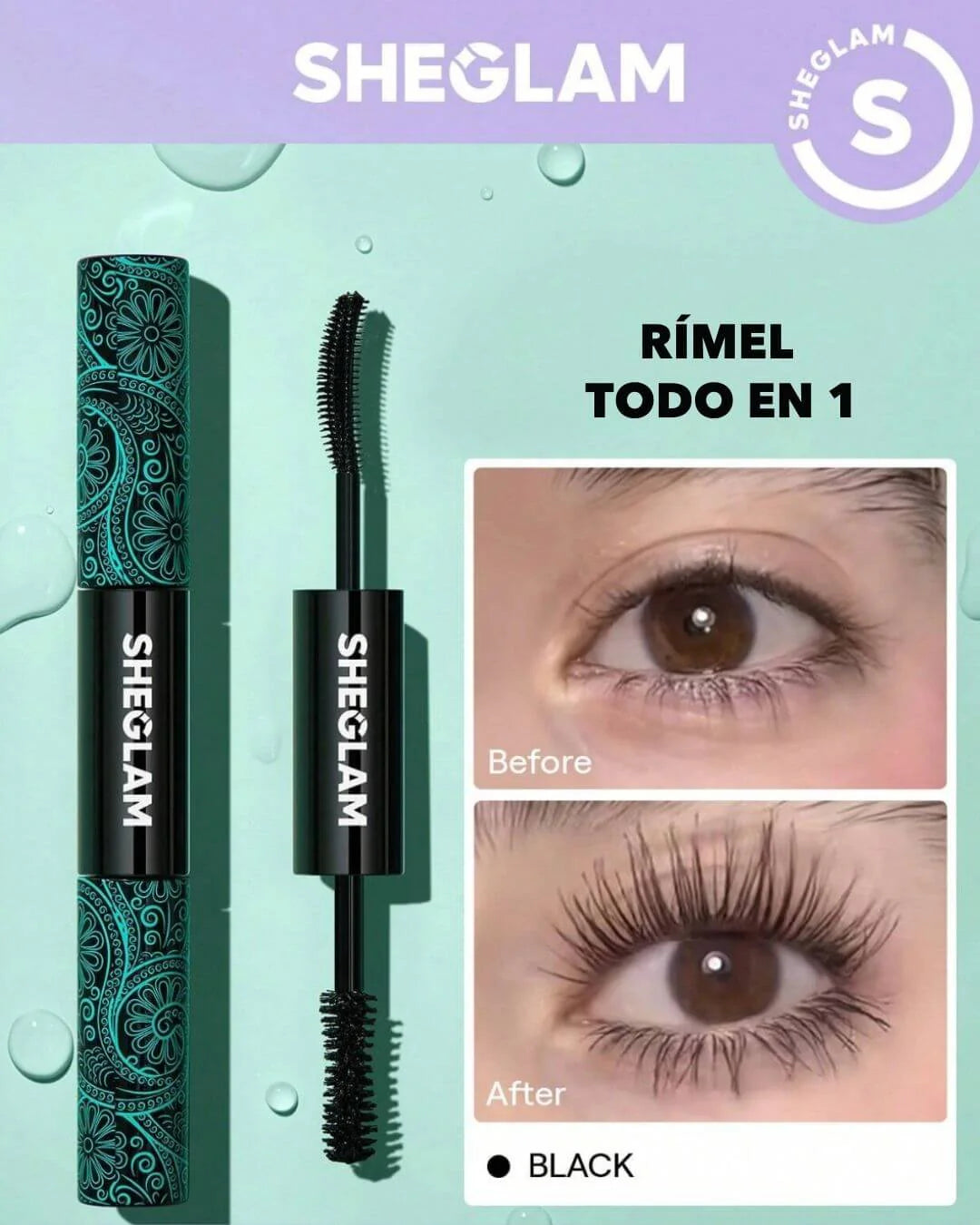 SHEGLAM All-in-One / Rimel 2 en 1 Waterproof