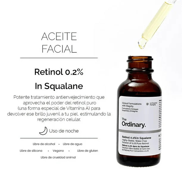 The Ordinary Retinol 0.2% in Squalane Serum
