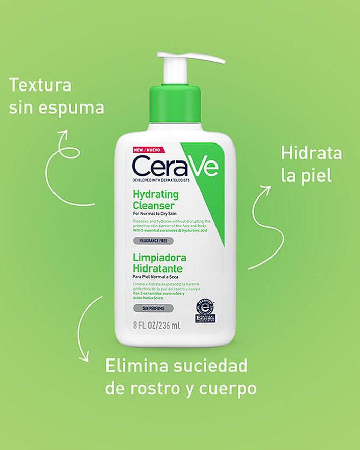 CeraVe Limpiador facial hidratante