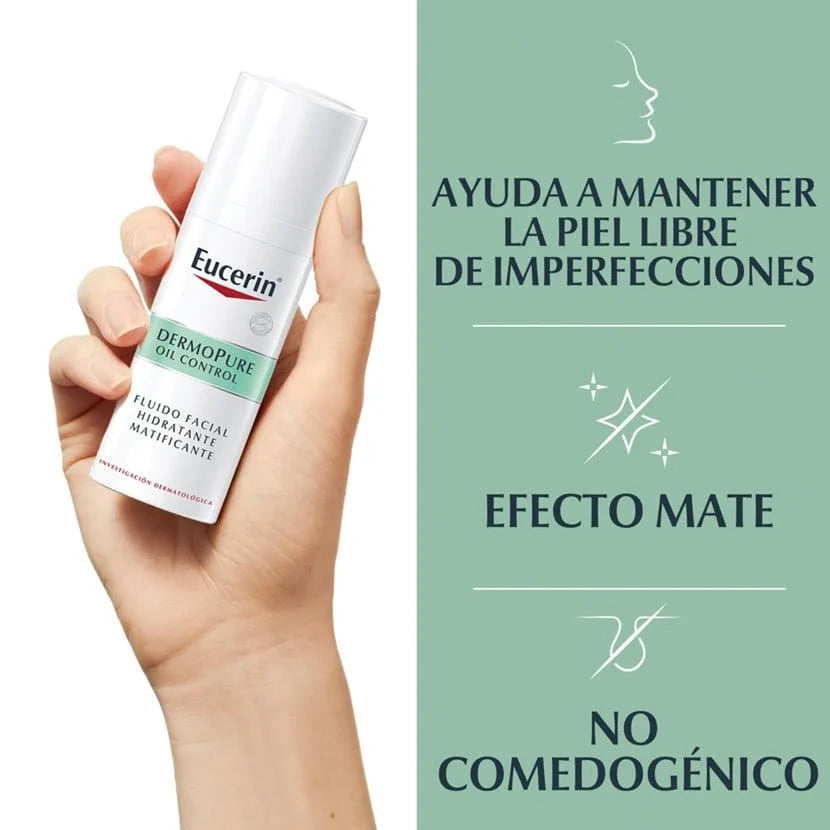 EUCERIN Fluido Facial Matificante DermoPurifyer Oil Control