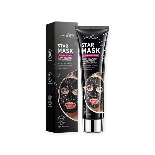 SADOER Mascarilla de Carbón Activo con Colágeno